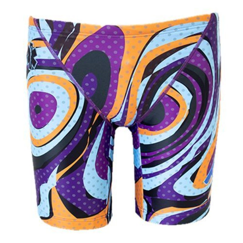 画像8: 【アウトレット】TYR メンズ練習用競泳水着 園田モデル スパイラル｜GUARD限定デザイン ジャマータイプ (8)