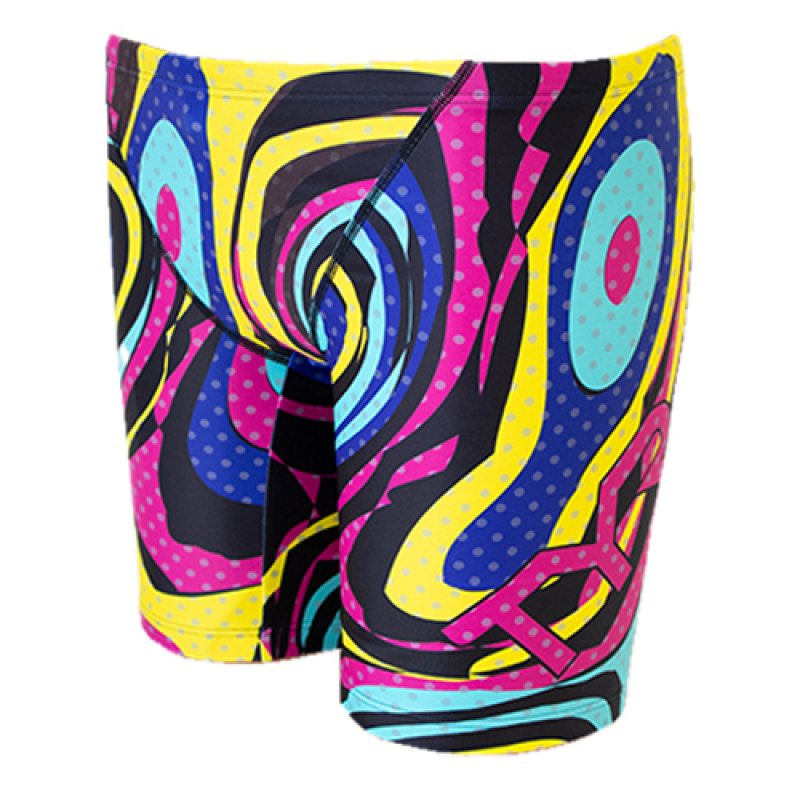 画像4: 【アウトレット】TYR メンズ練習用競泳水着 園田モデル スパイラル｜GUARD限定デザイン ジャマータイプ (4)