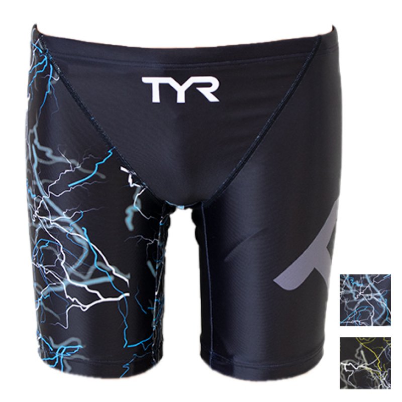 画像1: 【アウトレット｜Sサイズ】男性水着 GUARD×TYR  サンダー 雷 デザイン【メンズ　ジャマー】 (1)