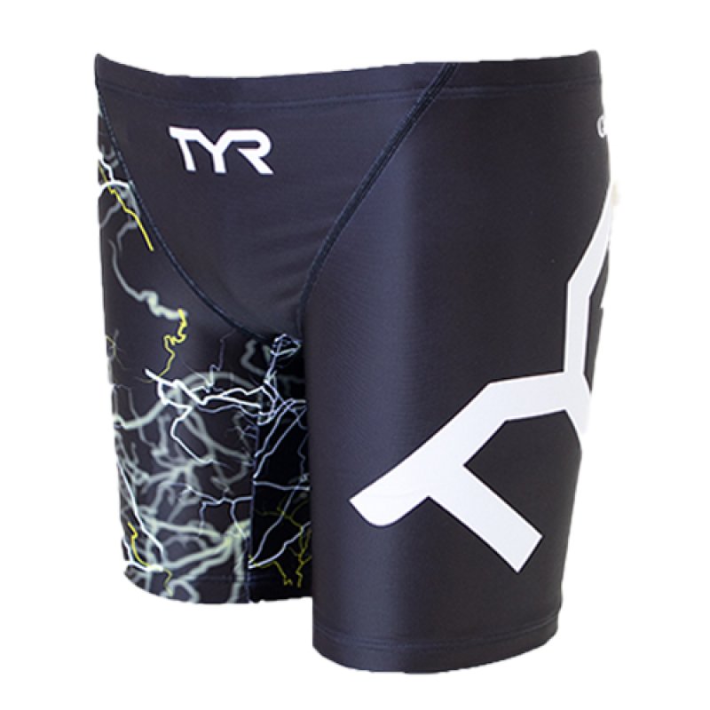 画像9: 【ネコポス対象商品】【アウトレット｜Sサイズ】男性水着 GUARD×TYR  サンダー 雷 デザイン【メンズ　ジャマー】 (9)