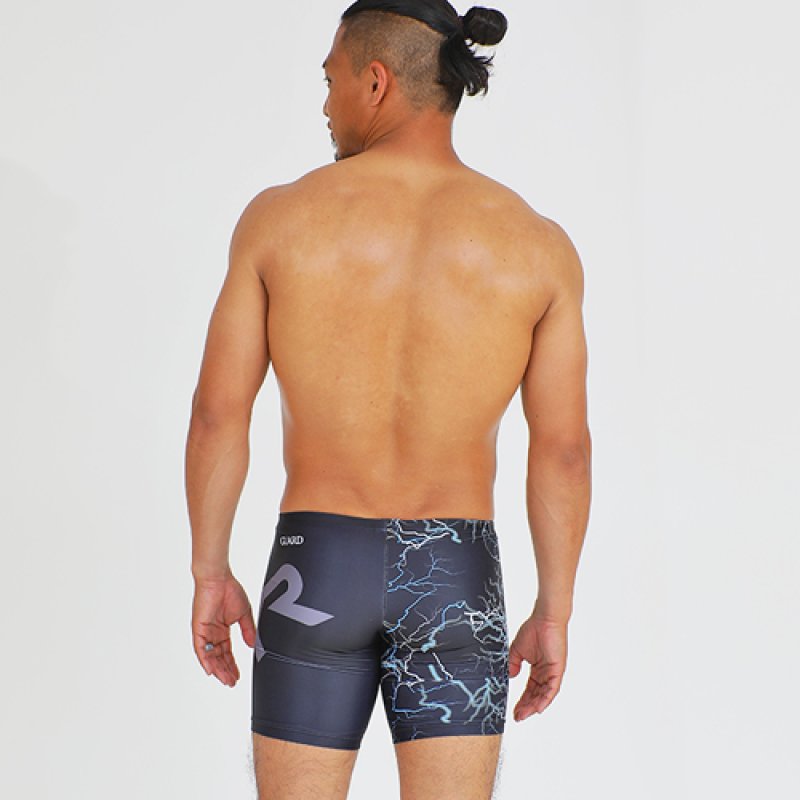 画像6: 【ネコポス対象商品】【アウトレット｜Sサイズ】男性水着 GUARD×TYR  サンダー 雷 デザイン【メンズ　ジャマー】 (6)