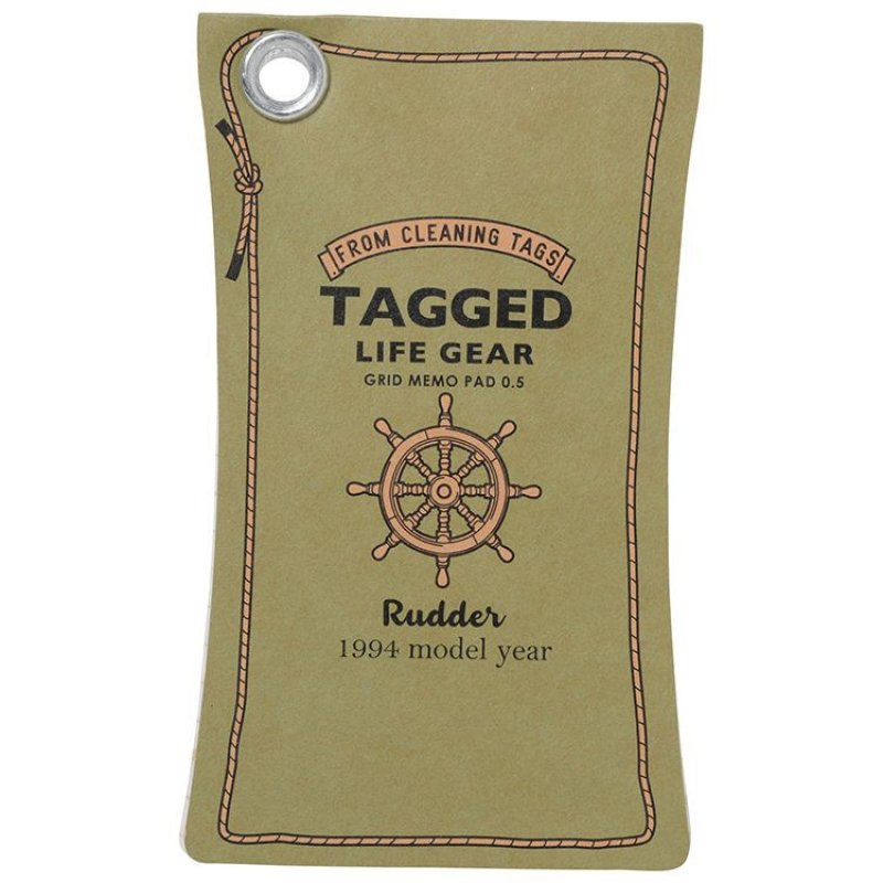 画像12: 【ネコポス対象商品】耐洗紙洗っても破れないタグドライフギアメモパッドLサイズ (12)