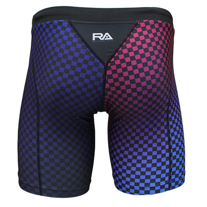 画像6: RA / 男性 水着 競泳 (ジャマー/スパッツ)  MEN'S SPATS-U CUT OCEAN SOECTRUM (6)