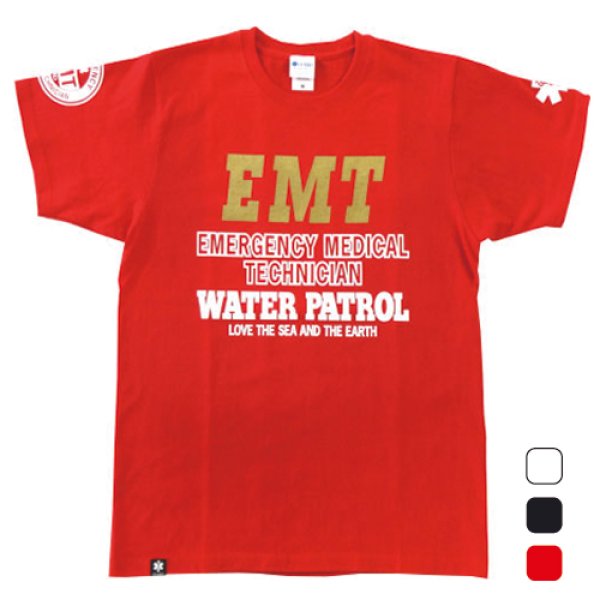 画像1: 【アウトレット】EMT WATERPATROL TシャツS-228★レッドSサイズのみ★ (1)