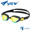 画像1: VIEW fina承認 SWIPE ANTI-FOG スイミングゴーグル ミラーレンズ  DELFINA for TRIATHLON V2000SAM カラーCBKO (1)