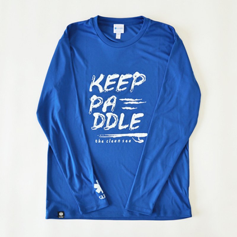 画像1: KEEP PADDLEドライ長袖Ｔシャツ　ライフセーバー園田俊プロデュース　 (1)