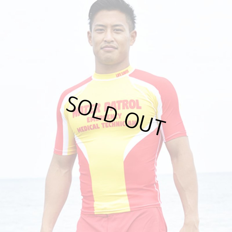 画像3: 【ネコポス対象商品】半袖 ラッシュガード (18 LIFE SAVER) / ライフセーバー・ユニフォーム【カスタムオーダー対応可】 (3)