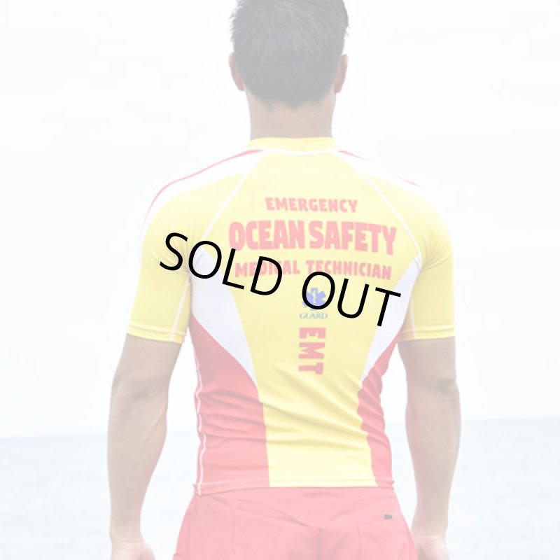 画像4: 【ネコポス対象商品】半袖 ラッシュガード (18 LIFE SAVER) / ライフセーバー・ユニフォーム【カスタムオーダー対応可】 (4)