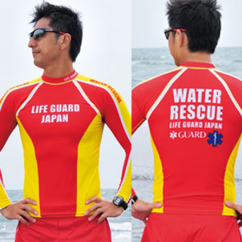 画像8: 長袖 ラッシュガード (life guard japan) / ライフセーバー ユニフォーム【カスタムオーダー対応可】 (8)