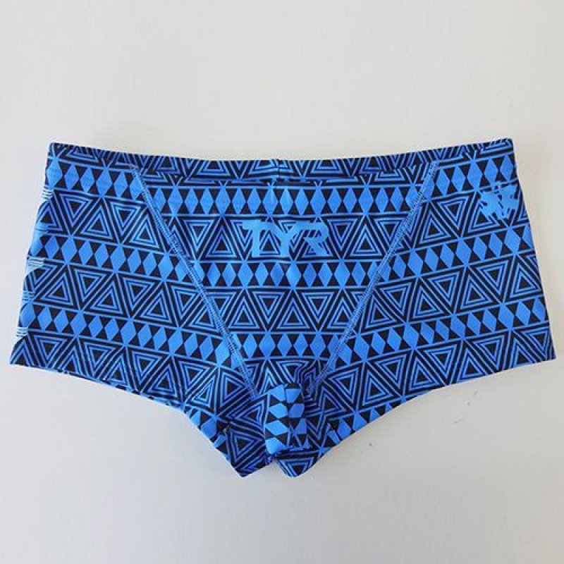 画像6: 【アウトレット】【Sサイズのみ】TYR メンズ練習用競泳水着 園田モデル トライバル｜高伸縮＆GUARD限定デザイン ボックス型 (6)