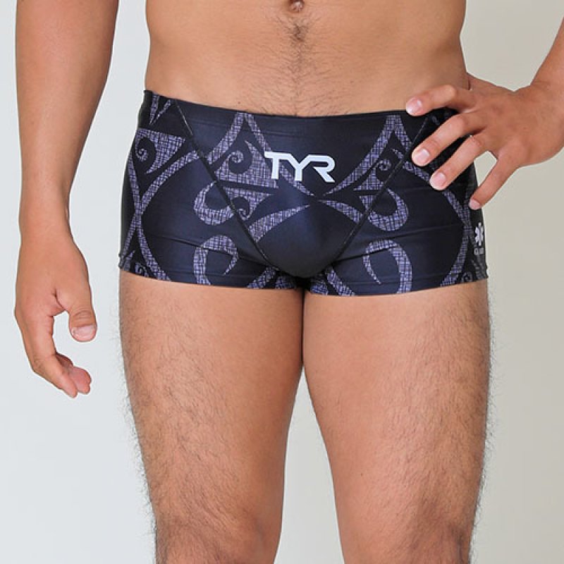 画像10: 【ネコポス対象商品】【アウトレット】【Sサイズのみ】TYR メンズ練習用競泳水着 園田モデル OCEANMAN｜高伸縮＆GUARD限定デザイン ボックス型 (10)