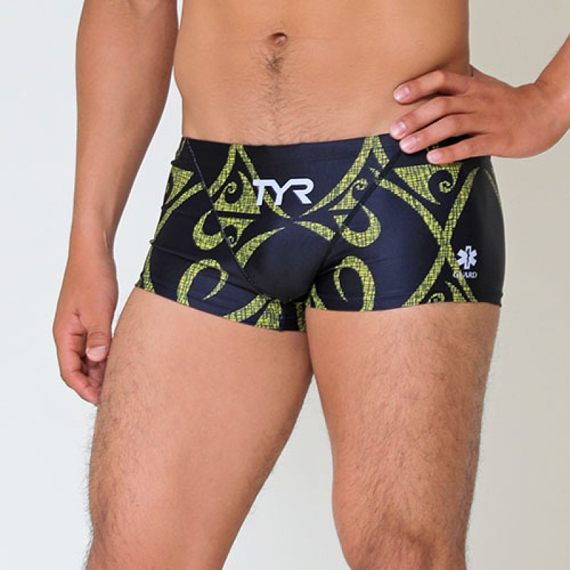 画像7: 【ネコポス対象商品】【アウトレット】【Sサイズのみ】TYR メンズ練習用競泳水着 園田モデル OCEANMAN｜高伸縮＆GUARD限定デザイン ボックス型 (7)