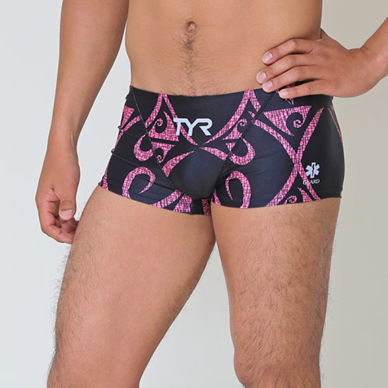 画像4: 【ネコポス対象商品】【アウトレット】【Sサイズのみ】TYR メンズ練習用競泳水着 園田モデル OCEANMAN｜高伸縮＆GUARD限定デザイン ボックス型 (4)