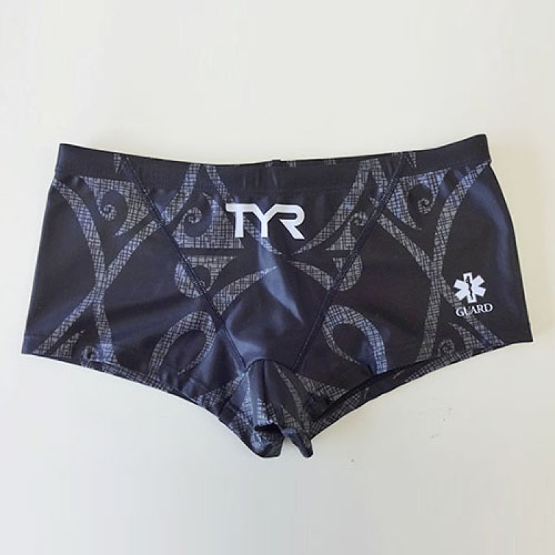 画像9: 【ネコポス対象商品】【アウトレット】【Sサイズのみ】TYR メンズ練習用競泳水着 園田モデル OCEANMAN｜高伸縮＆GUARD限定デザイン ボックス型 (9)