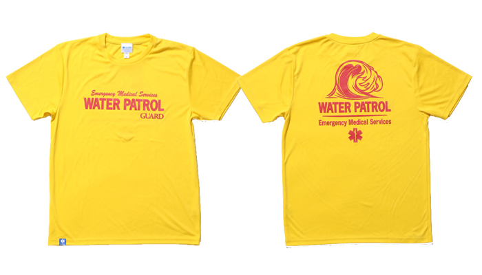 guard ガード　WATER PATROLデザイン ドライＴシャツ　軽くて涼しいTシャツ