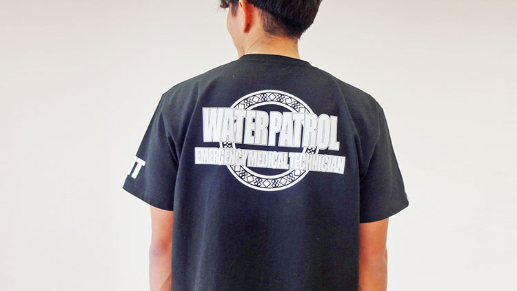 GUARD 綿100%Tシャツ EMT WATERPATROL