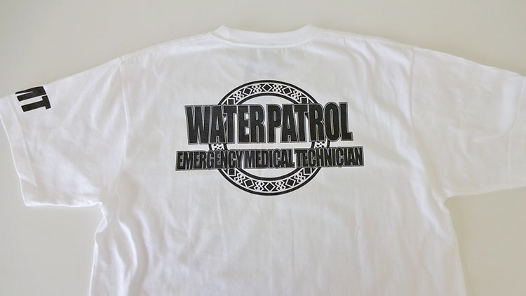 GUARD 綿100%Tシャツ EMT WATERPATROL