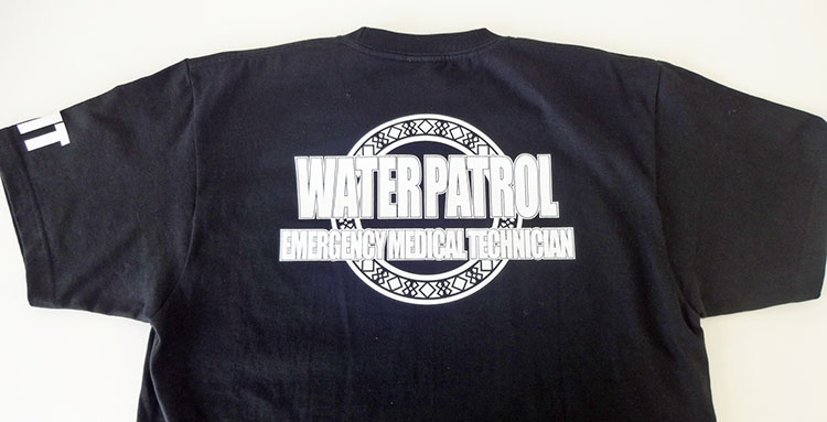 GUARD 綿100%Tシャツ EMT WATERPATROL