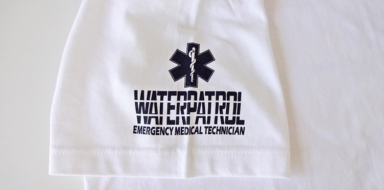 GUARD 綿100%Tシャツ WATER PATROL