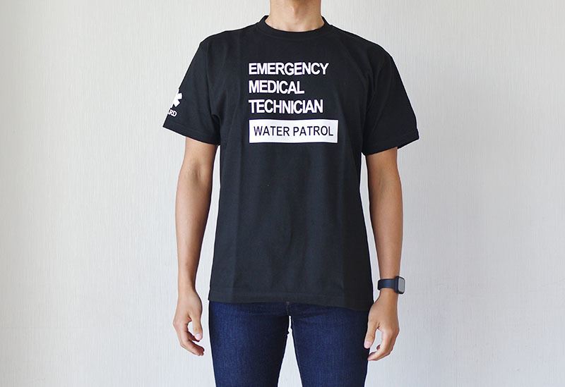 GUARD 綿100% Tシャツ EMT WATERPATROLデザイン