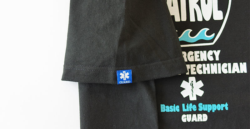 【GUARD 綿100% Tシャツ EMT WATERPATROLデザイン】