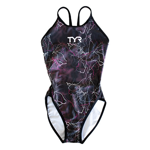 女性水着 Guard Tyr サンダー 雷 デザイン レディース ワンピース フレックスバック