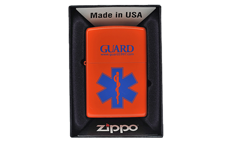 スターオブライフ ZIPPO　オレンジ化粧箱