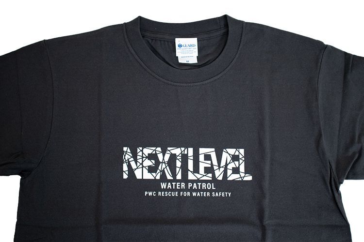 NEXTLEVEL 綿100%  Tシャツ　ブラック胸元プリント