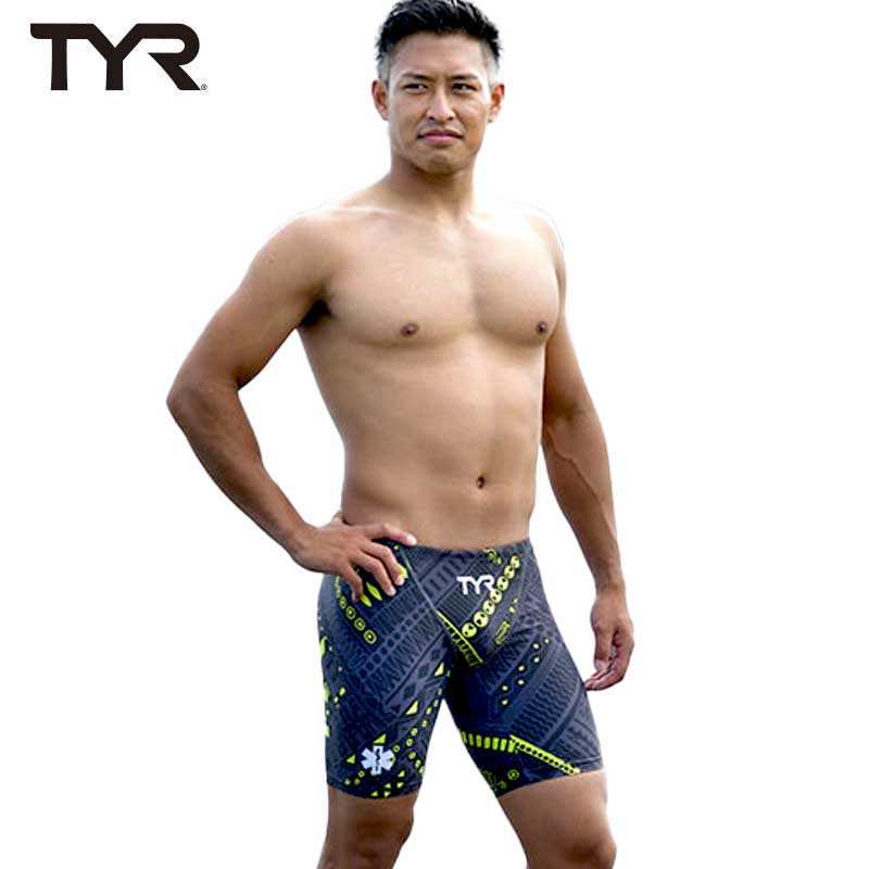 【新品】 TYR ティア メンズ水着 Sサイズ ライフセーバー ブイパン Vパン TYR メンズ練習用競泳水着 園田モデル OCEANMAN｜高伸縮＆GUARD