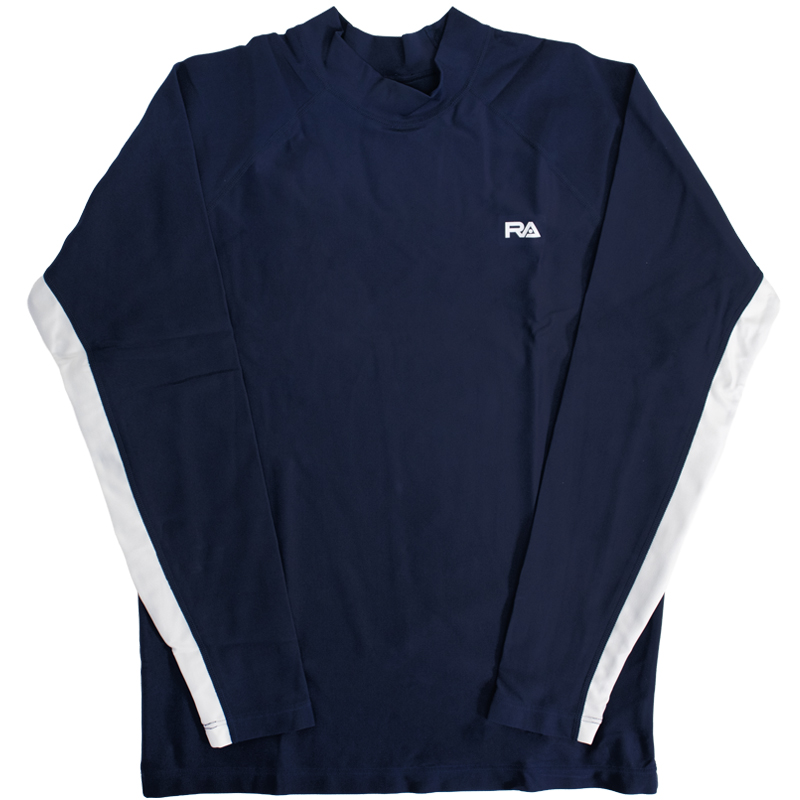 RA(アールエー) / 長袖 ラッシュガード メンズ カバーアップシャツ RA124-TMSHTネイビー フロント