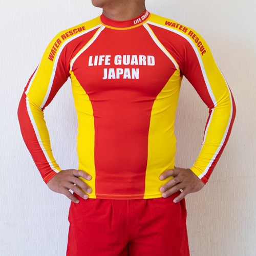 長袖 ラッシュガード [LIFE GUARD JAPAN] /ライフセーバー・ユニフォーム