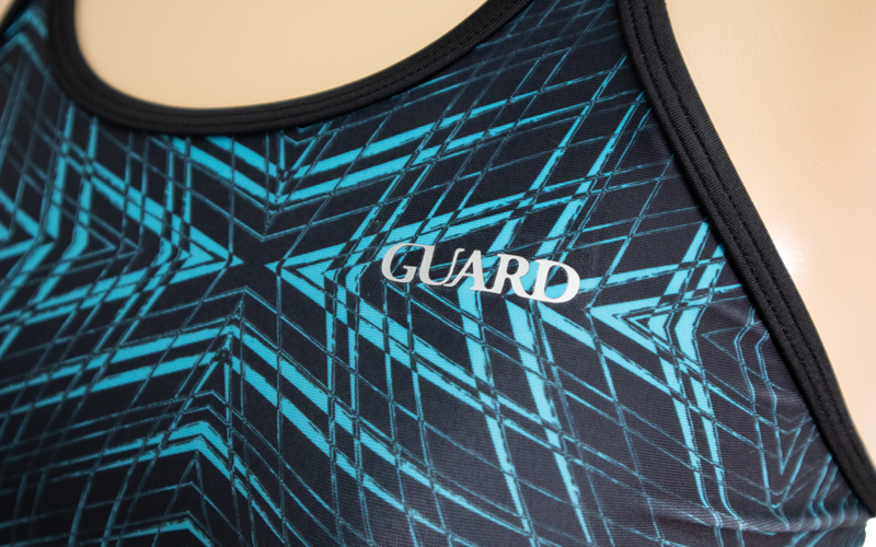 ビキニトップス GUARDロゴ プリント