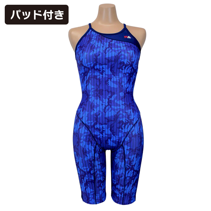 【パット付き】RA(アールエー) / 女性水着_RA124-SMYTHP (オールインワン セミロングスパッツ) レディース ワンピース トレーニング水着