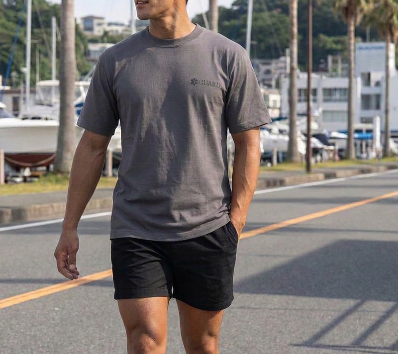 GUARD ドライ接触冷感Tシャツ　着用イメージ